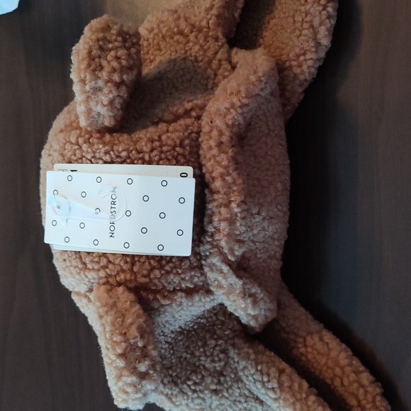 Nordstrom teddy bear baby hat NWT - Picture 2 of 5